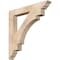 Ekena Millwork Merced Traditional Smooth Bracket, Douglas Fir, 3 1/2"W x 28"D x 28"H BKT04X28X28MRC01SDF - alternate 1